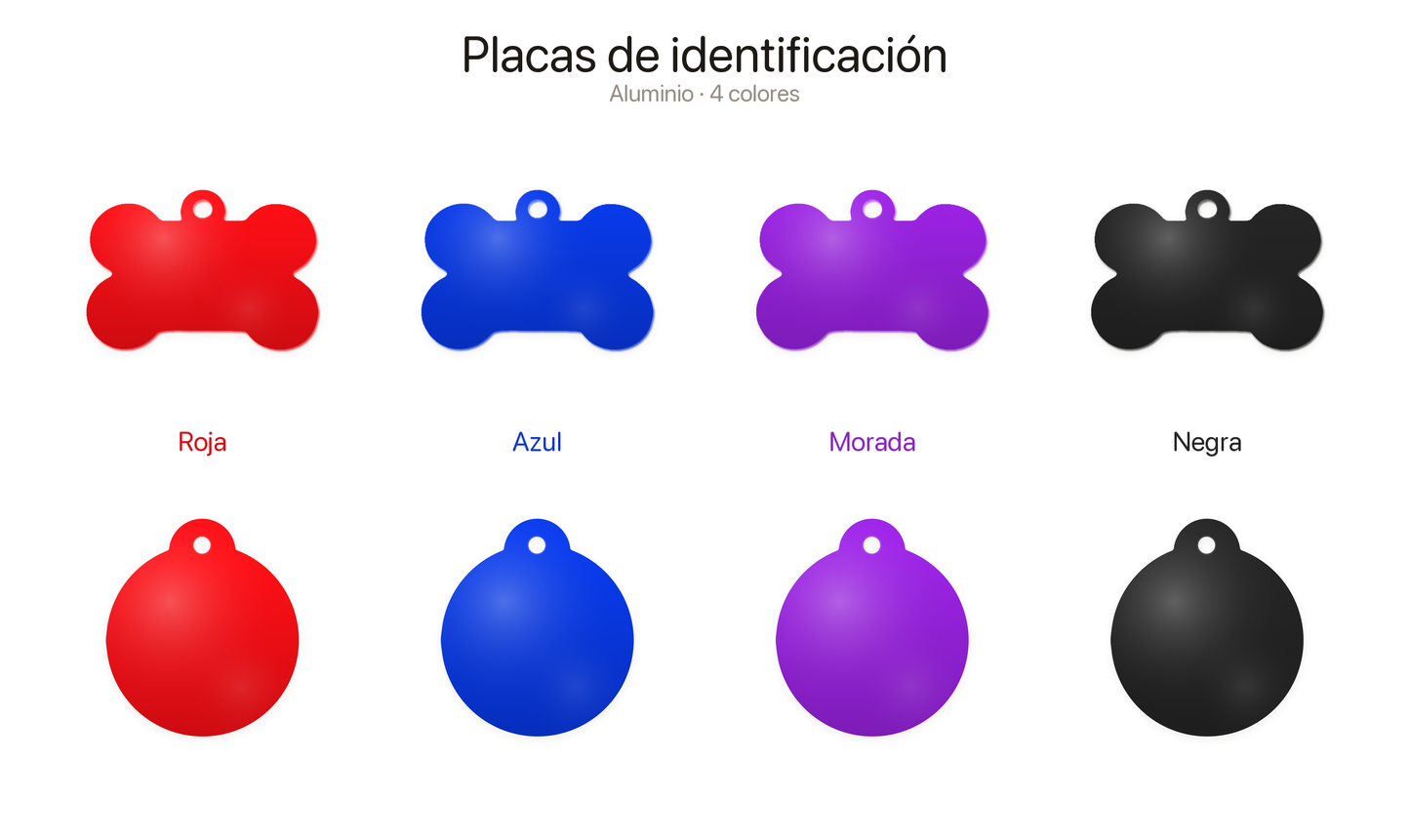 Placa de identificación personalizada