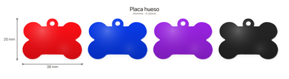 Placa de identificación personalizada