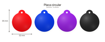 Placa de identificación personalizada