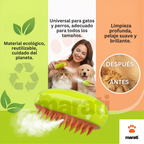 Cepillo de Vapor 3 en 1 para Mascotas - Recargable USB